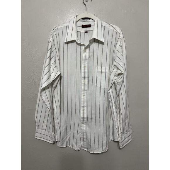 Vtg Etienne Aigner Men's Button Down Shirt Size 16 1/2 34/35 Business Career - Picture 1 of 12